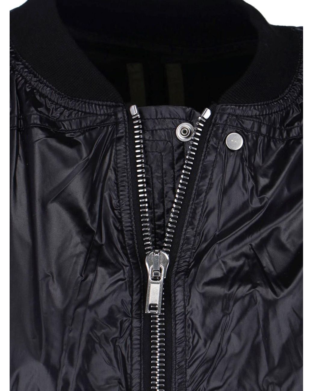 Rick Owens Black Bomber Jacket "Babel Tatlin"