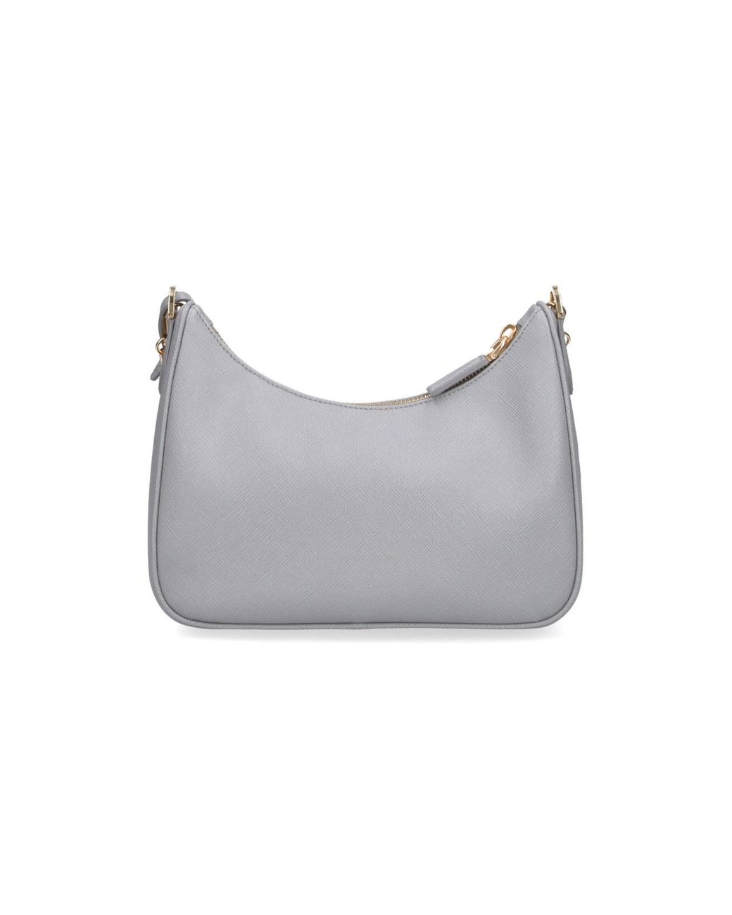 Prada Gray Mini Shoulder Bag "Re-Edition"