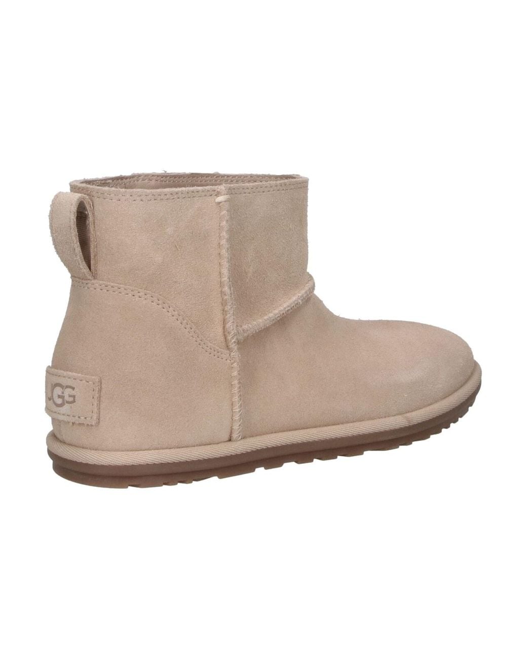 Ugg Natural Mini Leather Boots For