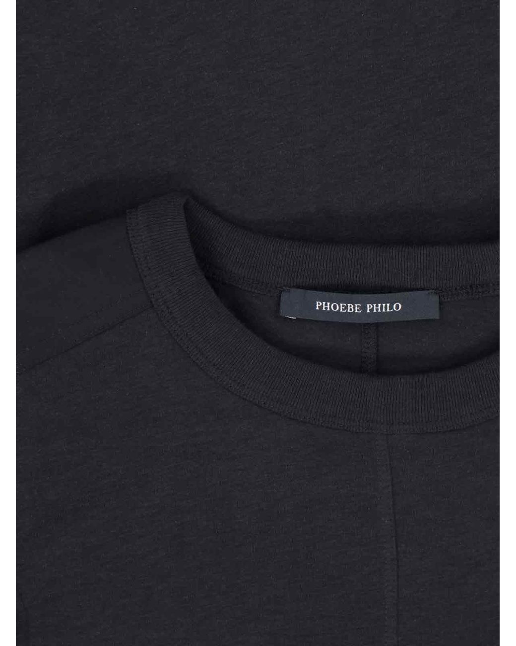 Phoebe Philo Blue Crew-Neck T-Shirt