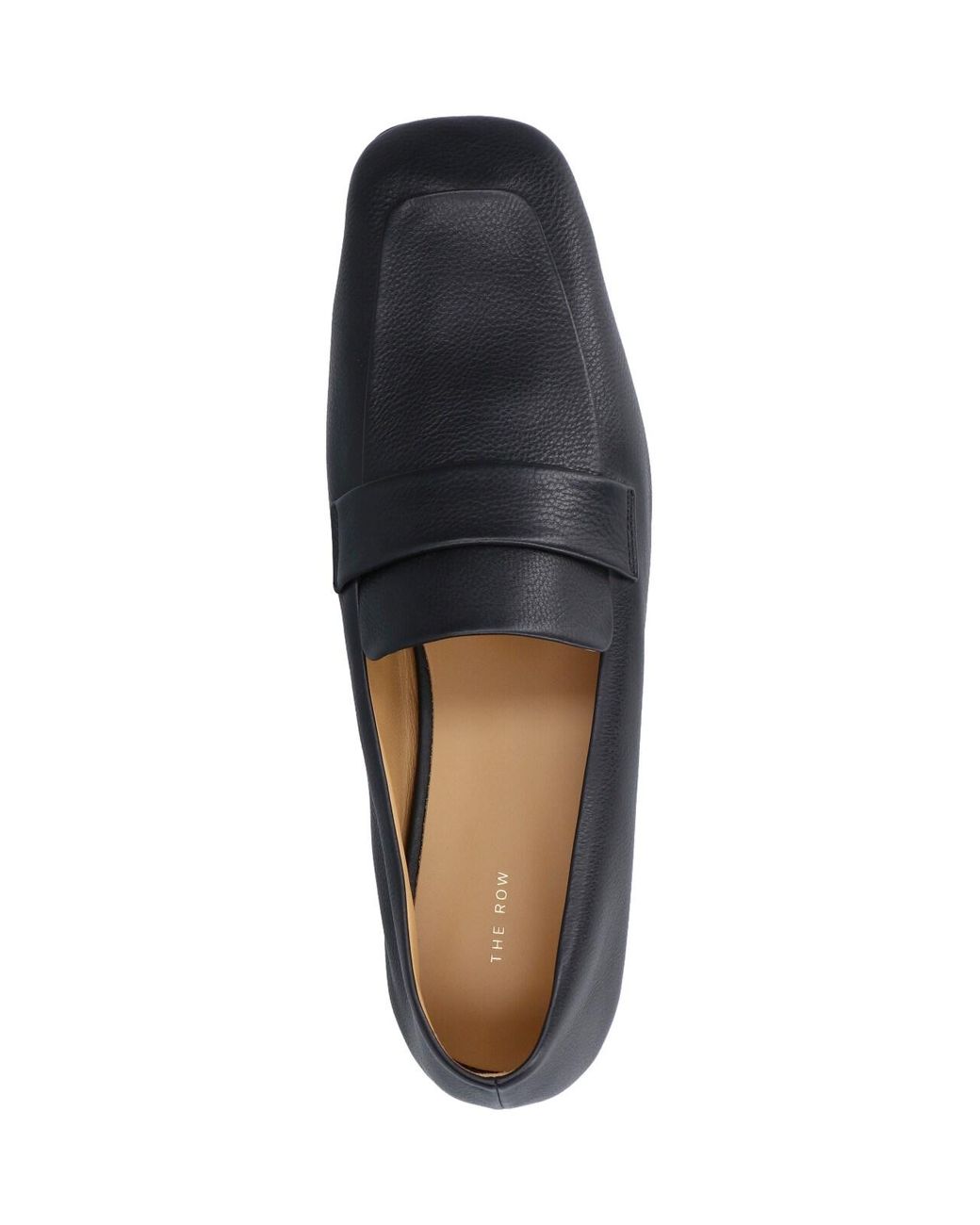 The Row Black 'Square' Loafers