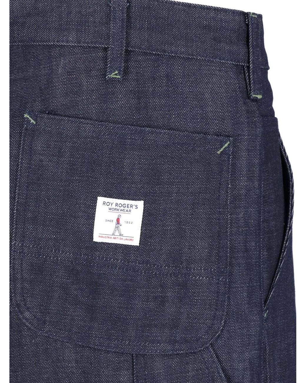 Roy Rogers Blue Straight Jeans for men