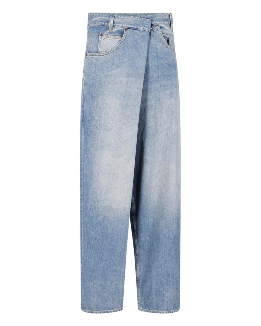 Maison Margiela Blue Wide-Leg Jeans