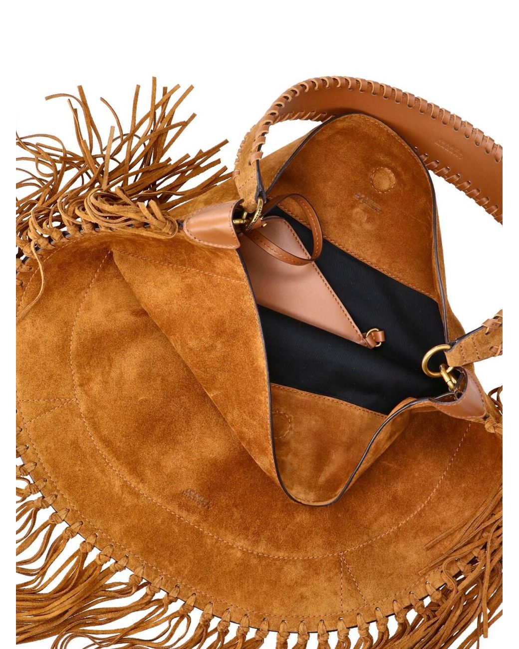 Isabel Marant White Shoulder Bag "Oskan Soft"