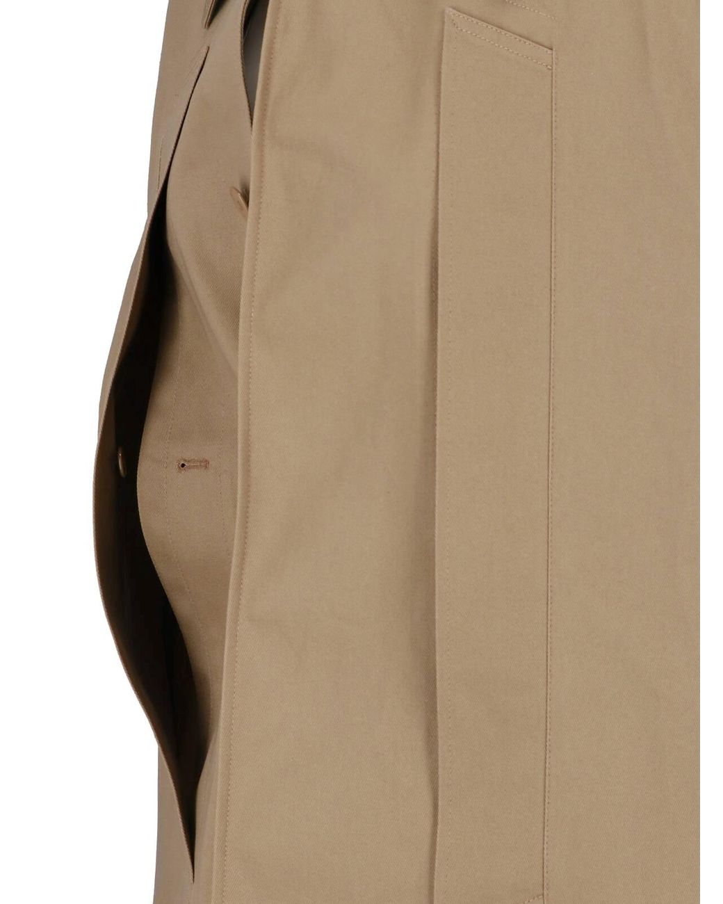 MM6 by Maison Margiela Natural Cloak Coat