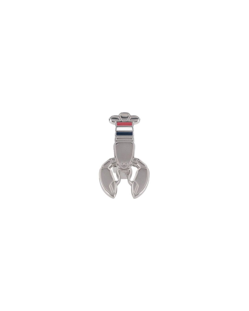 Fermacravatta "Lobster" di Thom Browne in White da Uomo