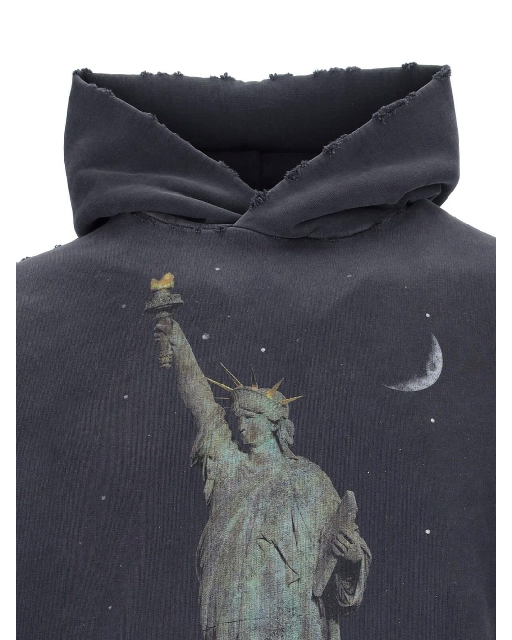 トップス BALENGIAGA liberty hoodie Balenciaga Paris Liberty Hoodie Oversized | Saks Fifth Avenue
