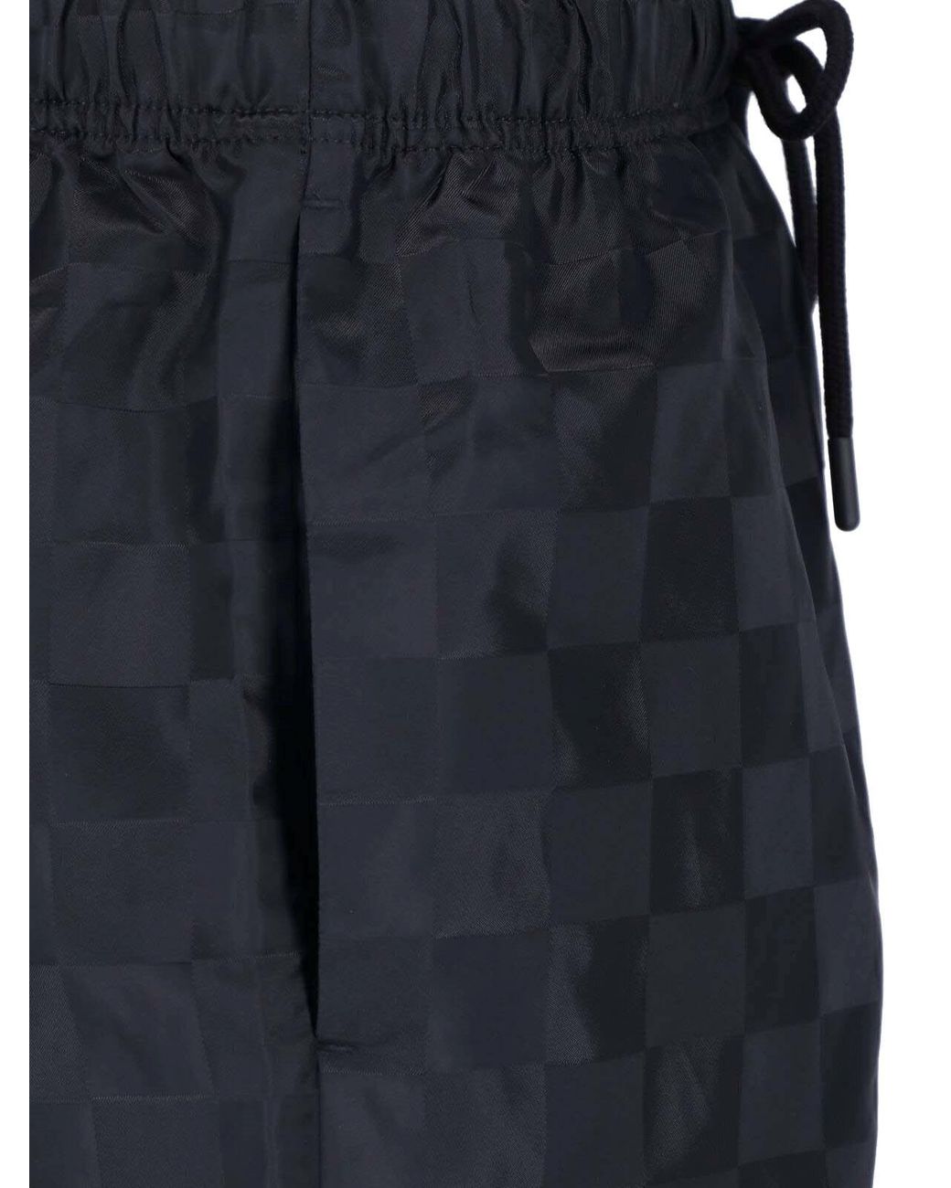 Fear Of God Blue Checkered Swim Shorts for men
