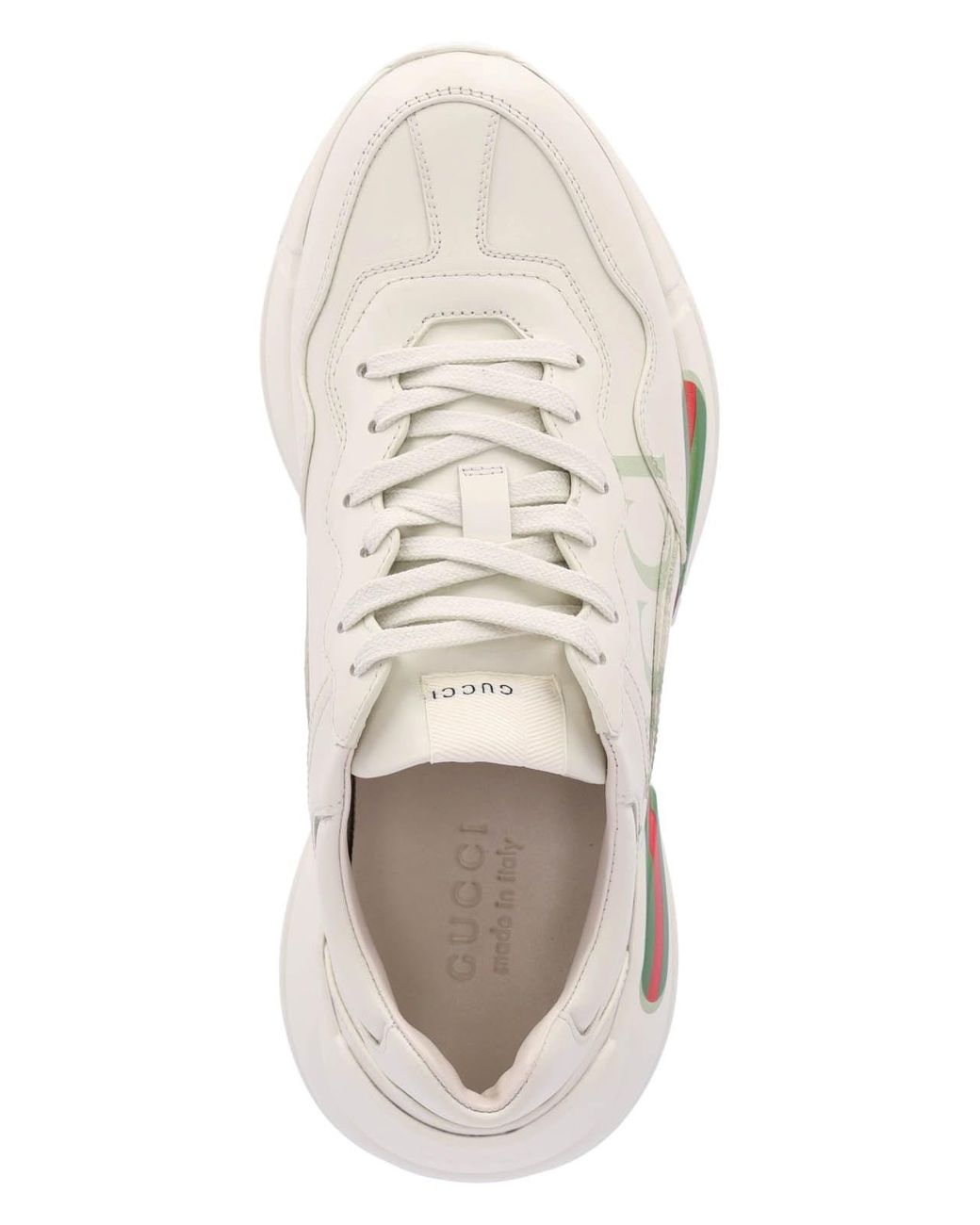 Gucci White Sneakers "Rhyton" for men