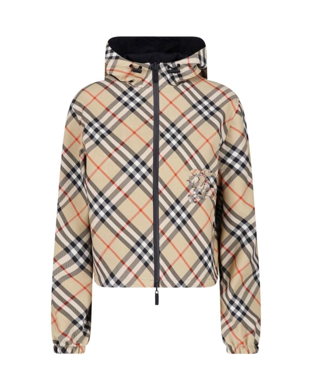 Burberry White Reversible Waterproof Jacket