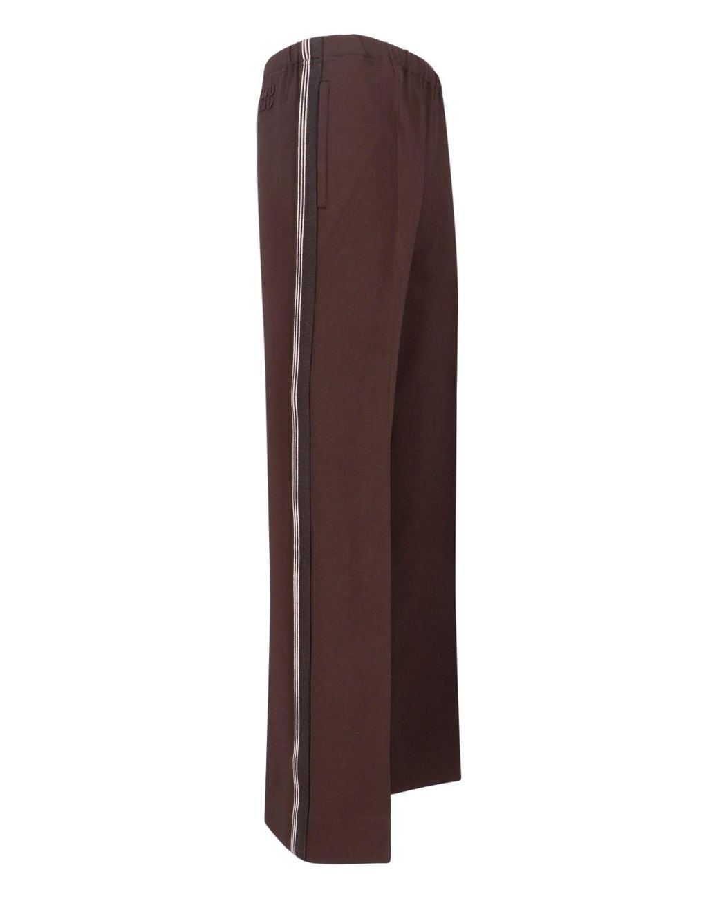 Miu Miu Brown Fabric Stitch Knit Pants