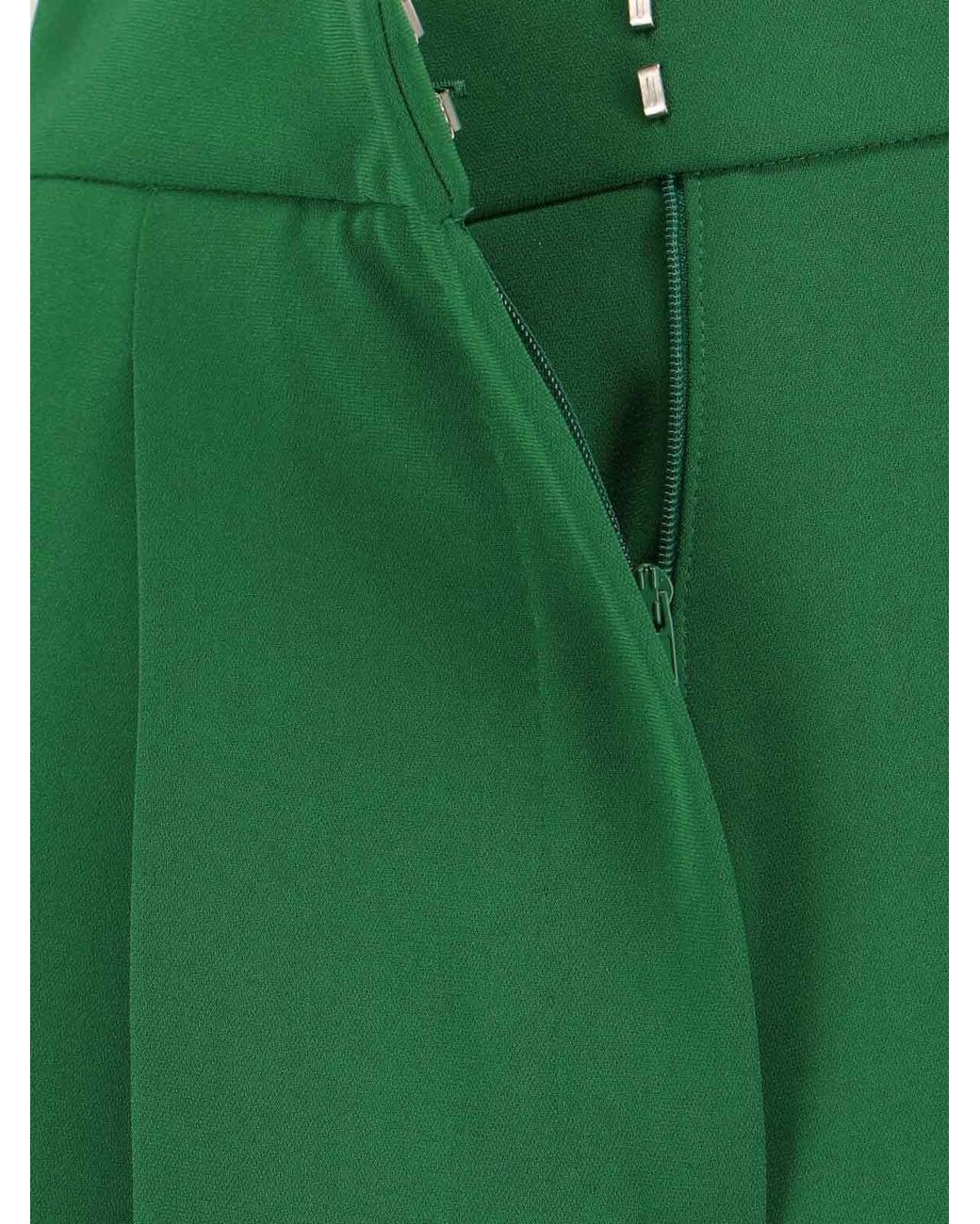 Max Mara Green Wide Pants