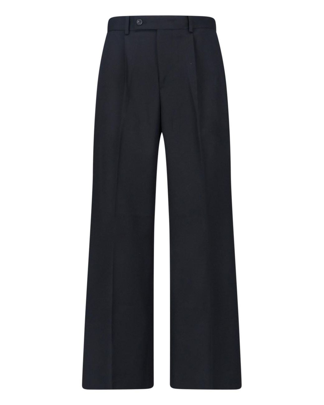 TONYWACK Blue Wool Blend Pants for men