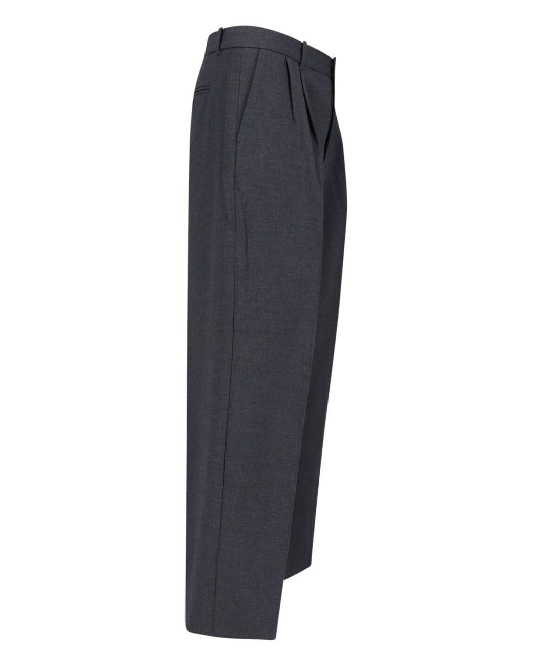 DUNST Blue Straight Tailored Trousers for men