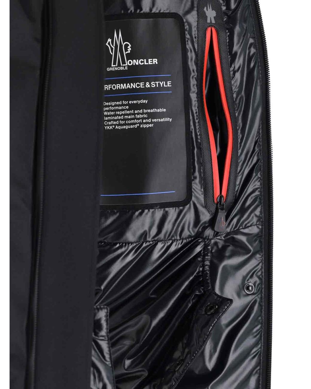 Moncler Black Ski Down Jacket "Fellberg" for men