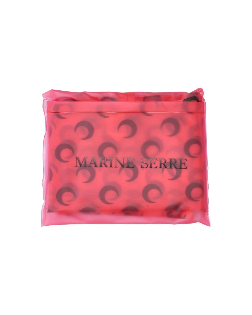 MARINE SERRE Pink Tote Bag “See-Through Moon”