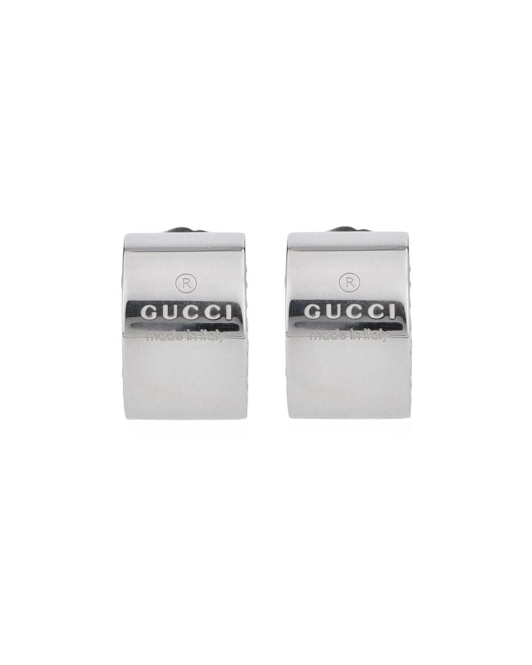 Gucci White Earrings ”Trademark”