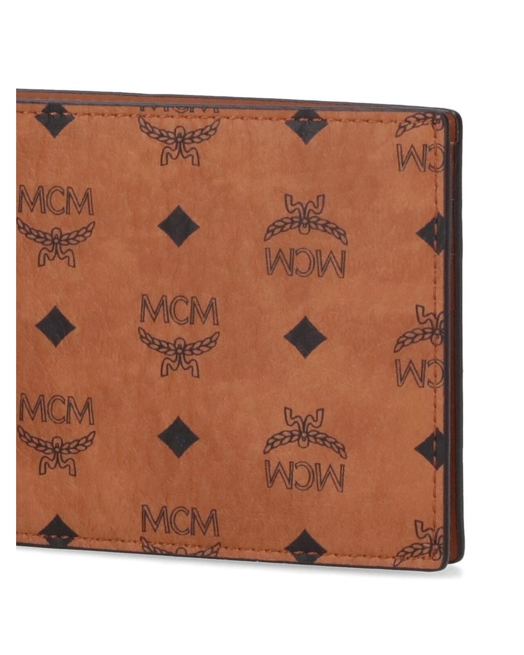 MCM White Wallets Polyurethane for men