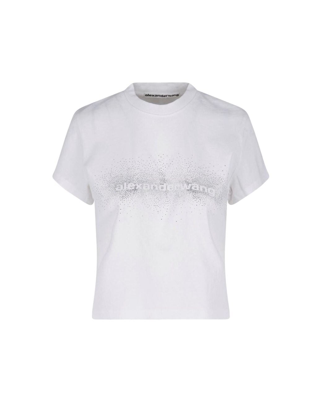 Alexander Wang White Logo T-Shirt