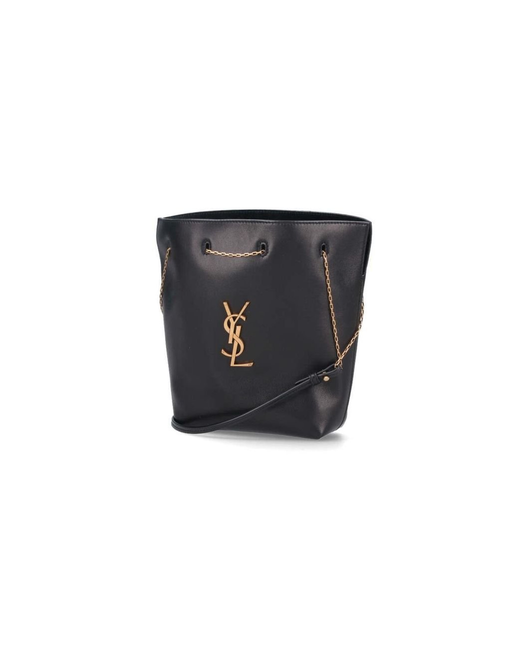 ショルダーバッグ・ポシェット Saint Laurent Ivory Leather Pochon Shoulder saint-laurent-black-Borsa-A-