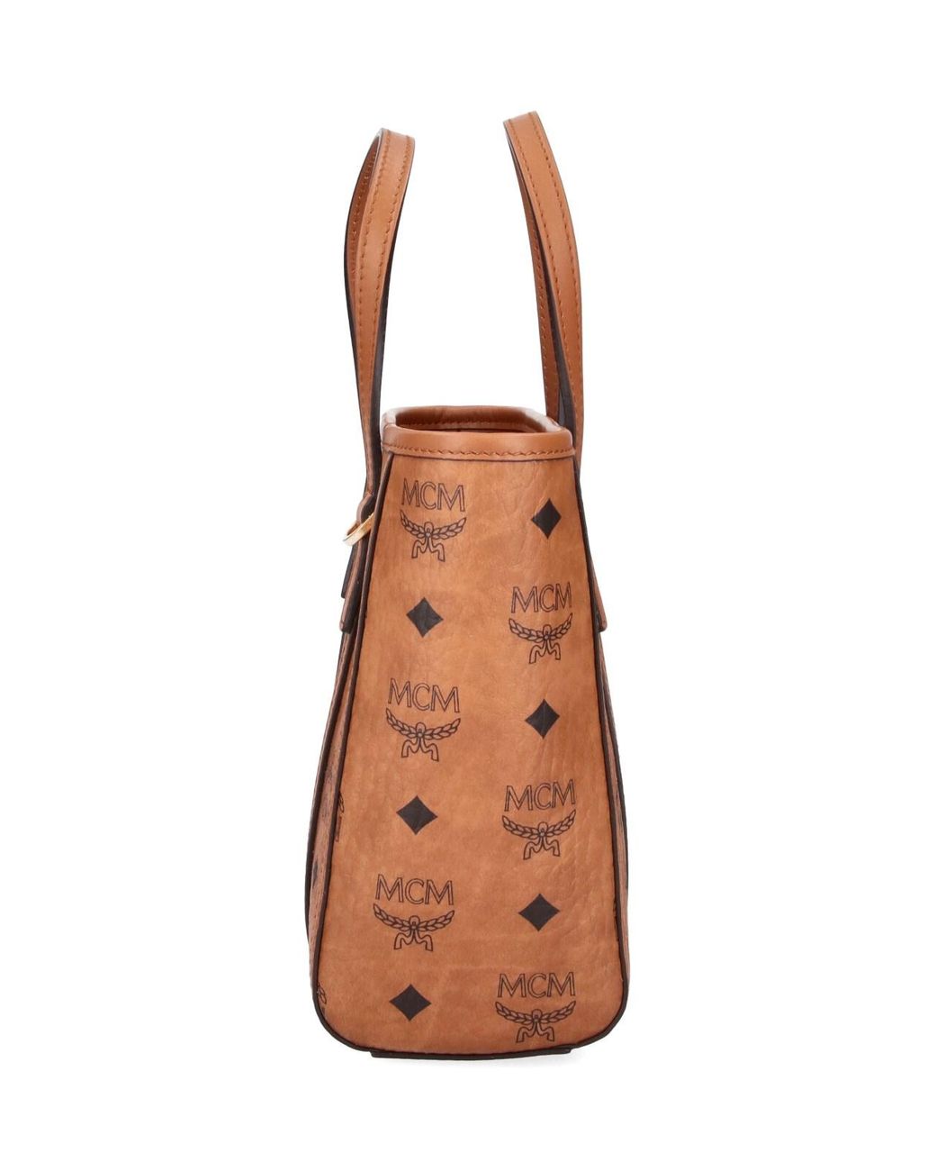 Borsa Tote Mini "Toni" di MCM in Brown