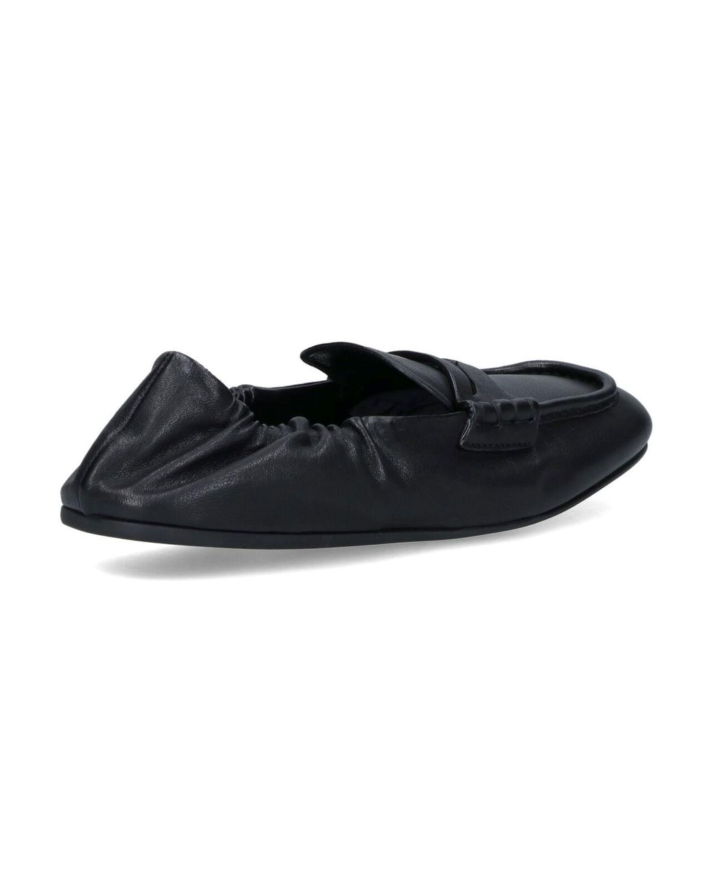 Miu Miu Black 'Ruches' Loafers