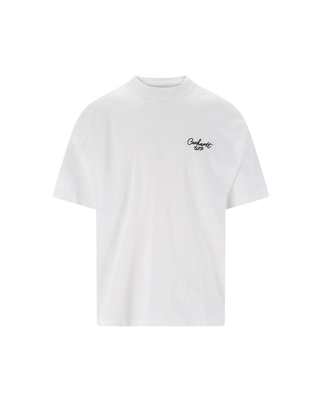 Carhartt White Graphic Logo T-Shirt for men