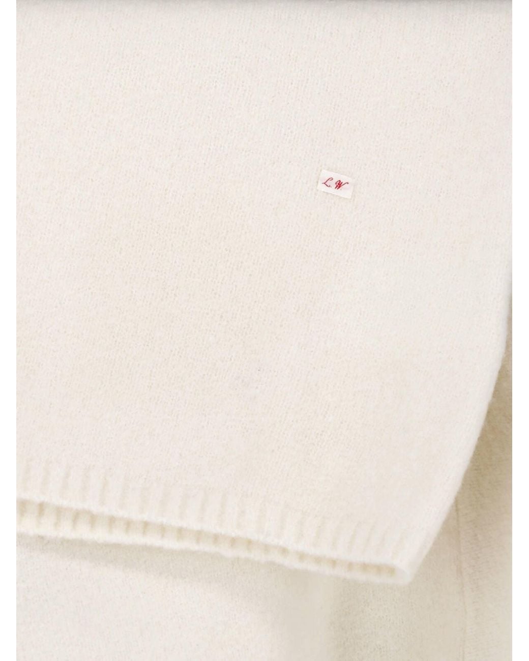 Low Classic White Wool Blend Sweater