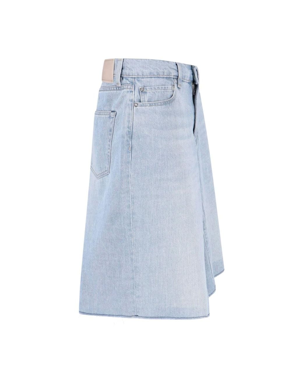 Our Legacy Blue Light Organic Cotton Denim Shorts