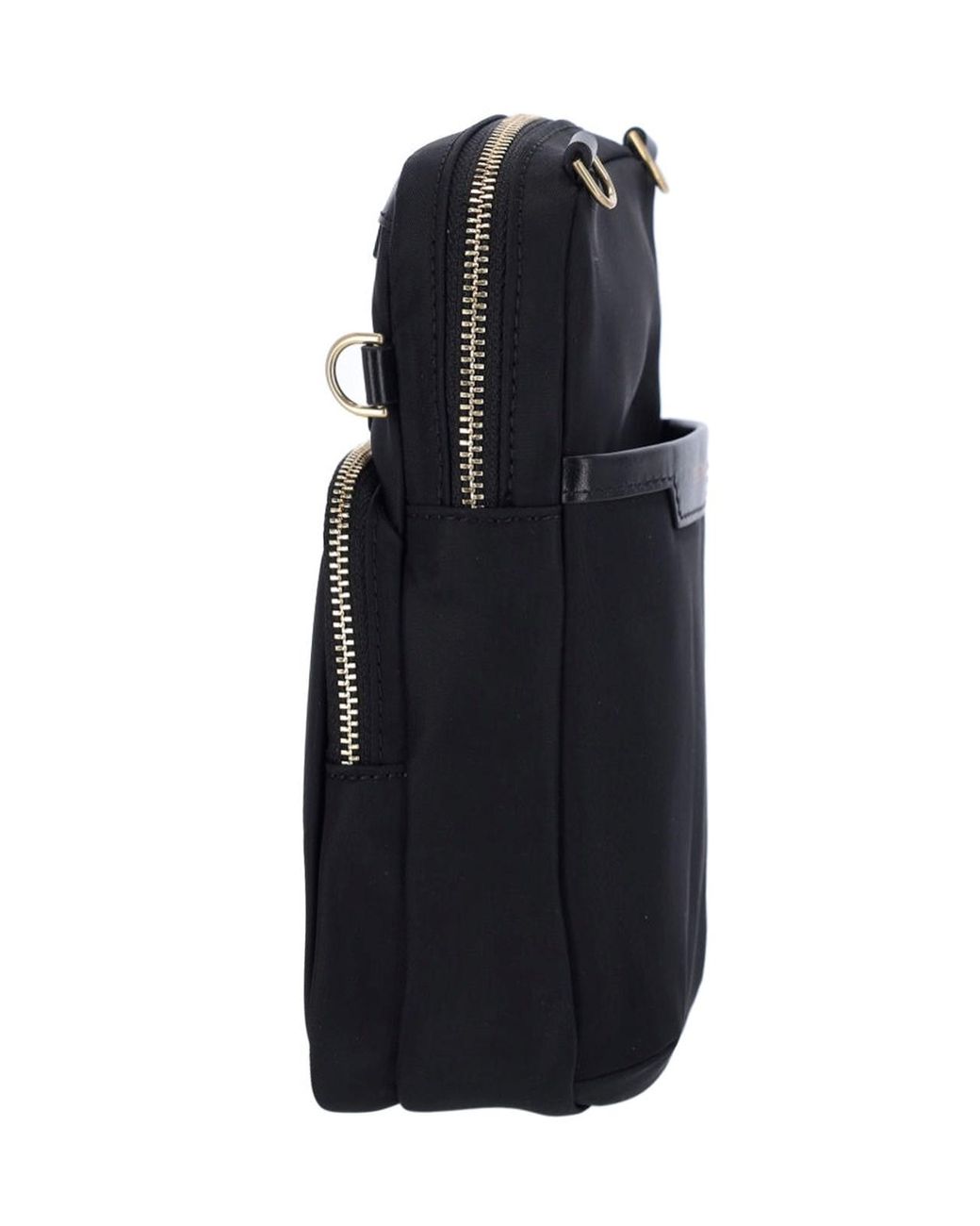 Anya Hindmarch Black Recycled Nylon And Leather-Trim Crossbody Bag