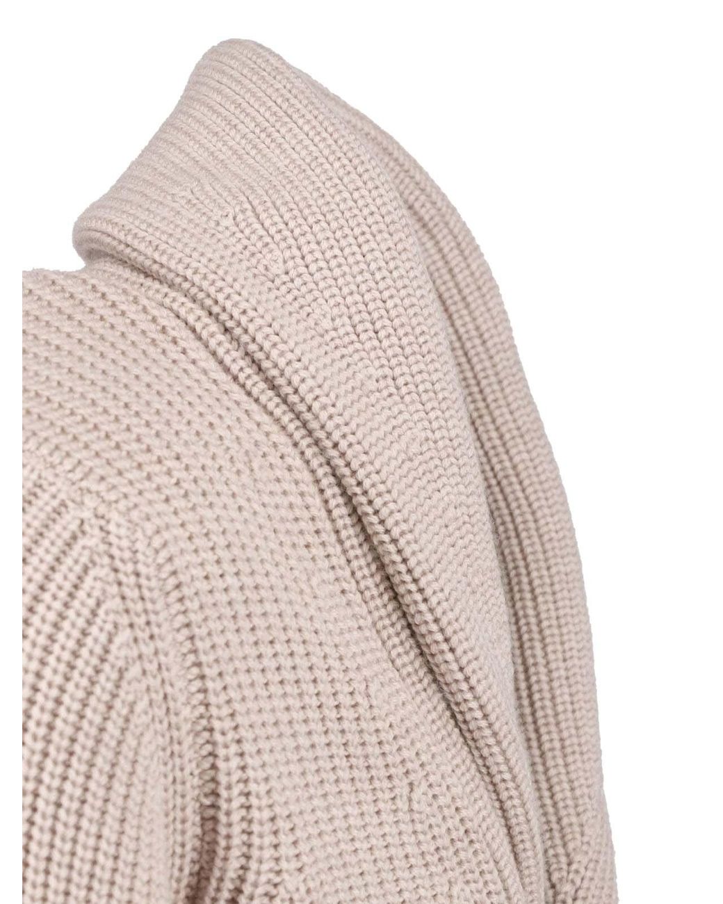 Drumohr Natural Merino Wool Cardigan for men