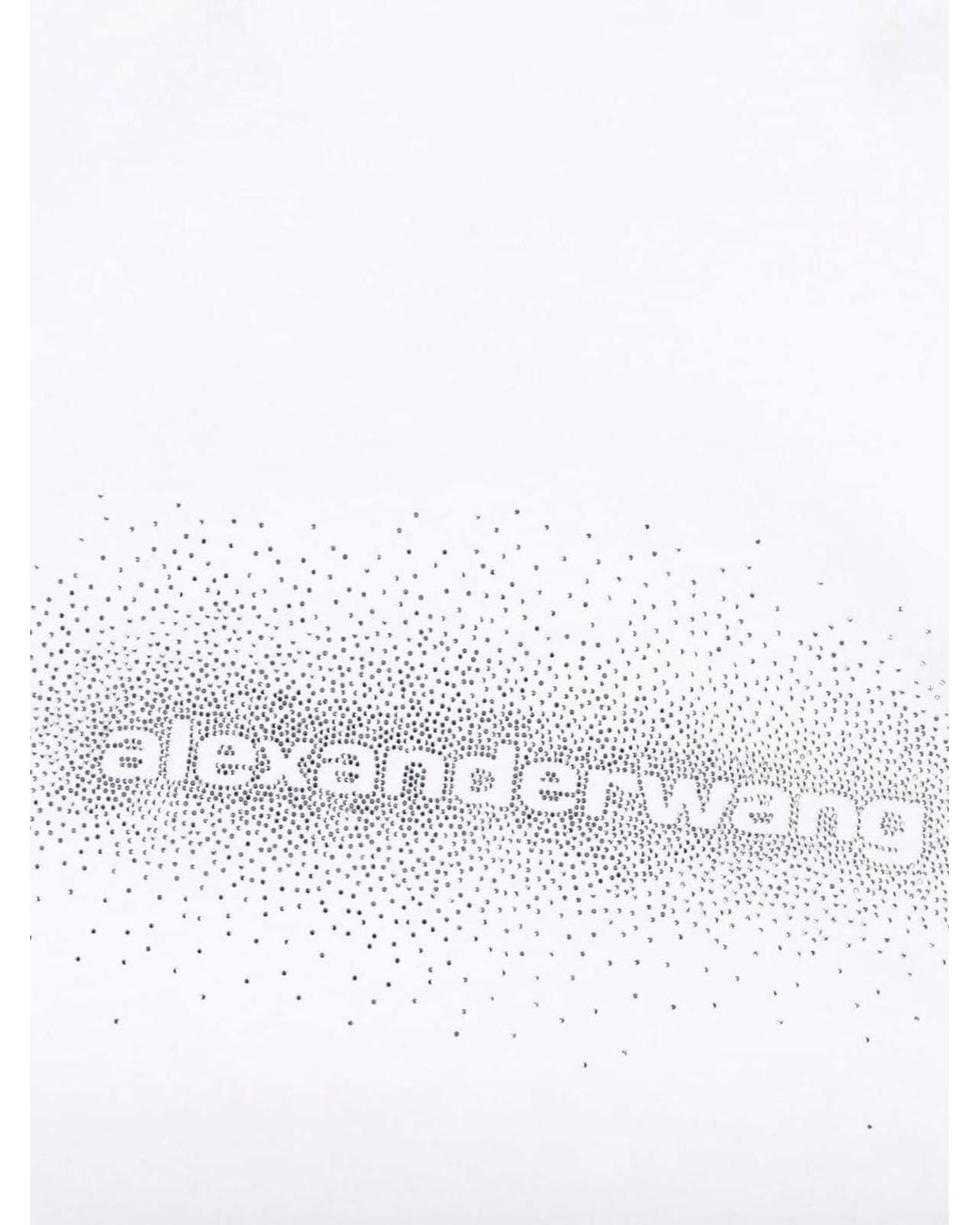 Alexander Wang White Logo T-Shirt