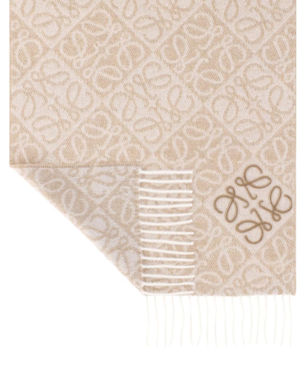 Loewe Natural Scarf "Anagram"