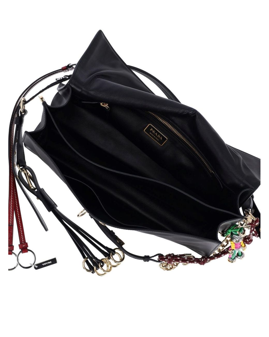 Prada Black 'Soft Sound' Large Shoulder Bag