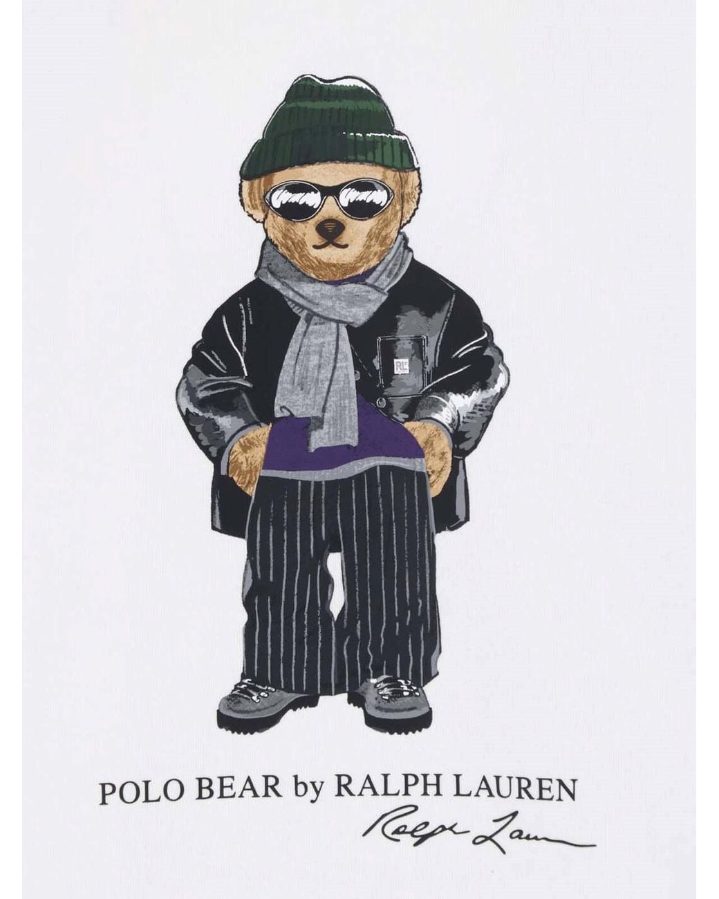 Polo Ralph Lauren White Sweatshirt "Polo Bear" for men