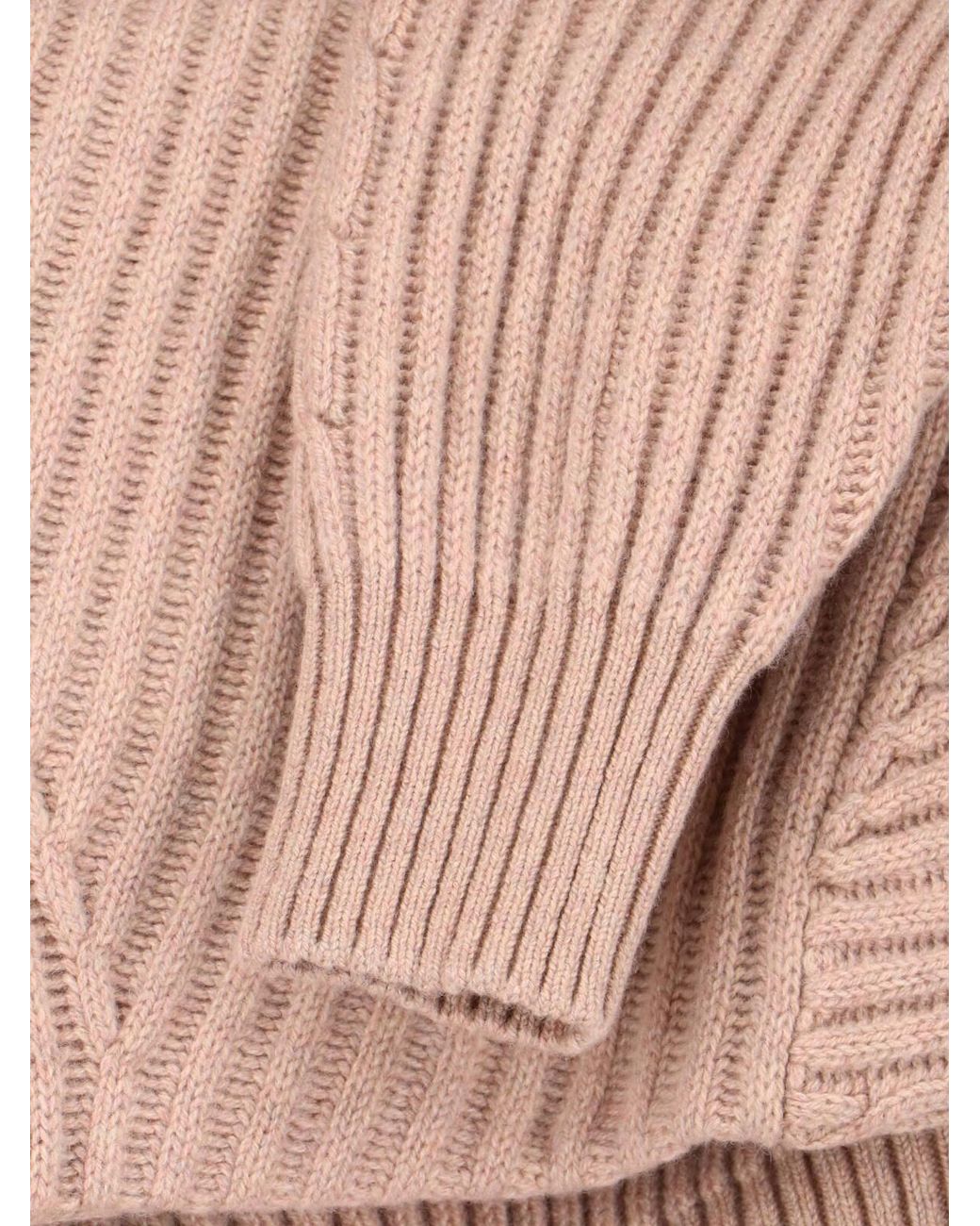 Loro Piana Pink Cashmere Crew Neck Sweater