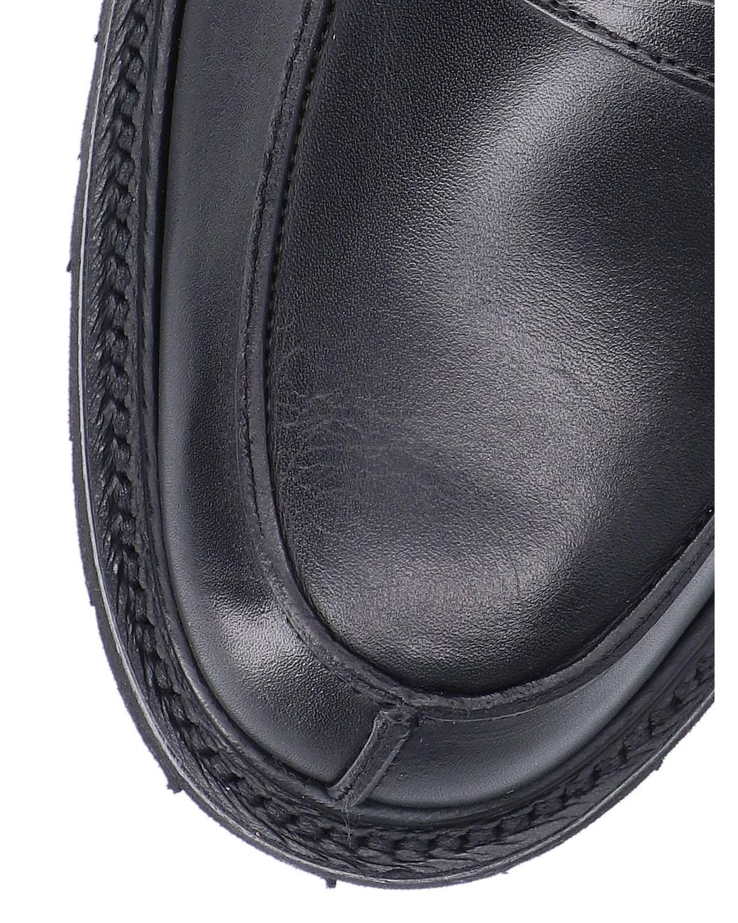 Tricker's Black 'Penny' Loafers for men