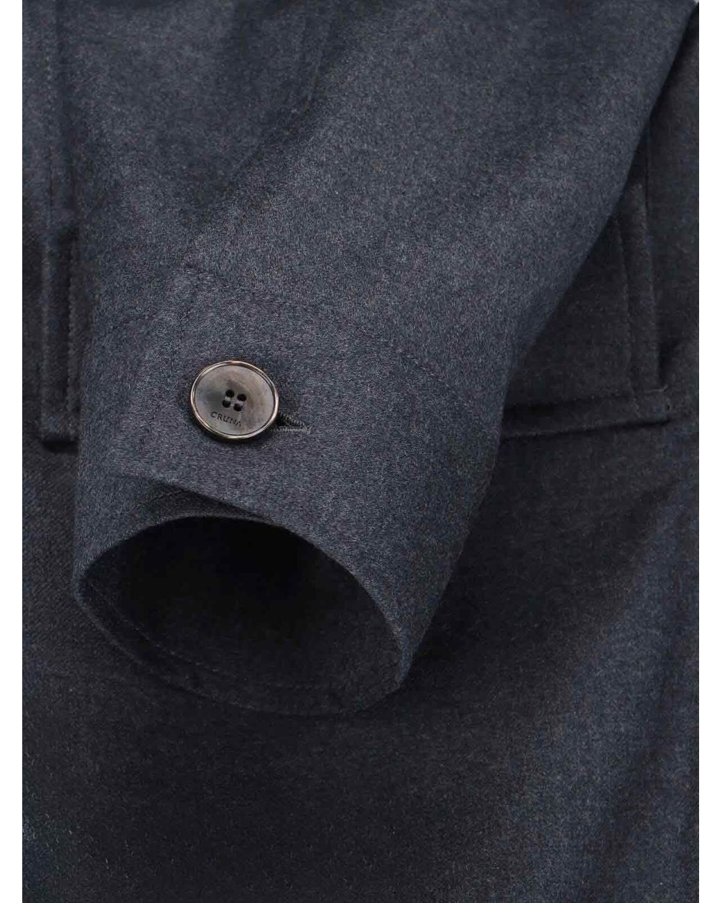 Cruna Blue Virgin Wool Shirt for men