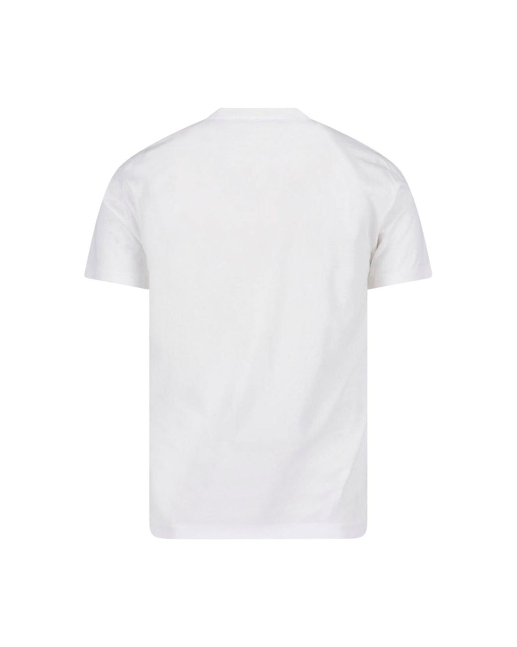 Stone Island White T-Shirt Logo for men