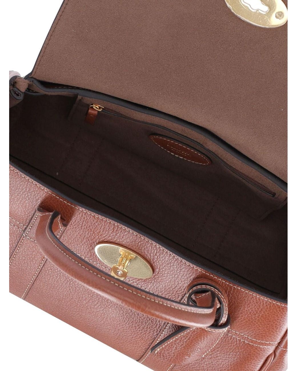 Mulberry Brown "Bayswater Satchel" Bag