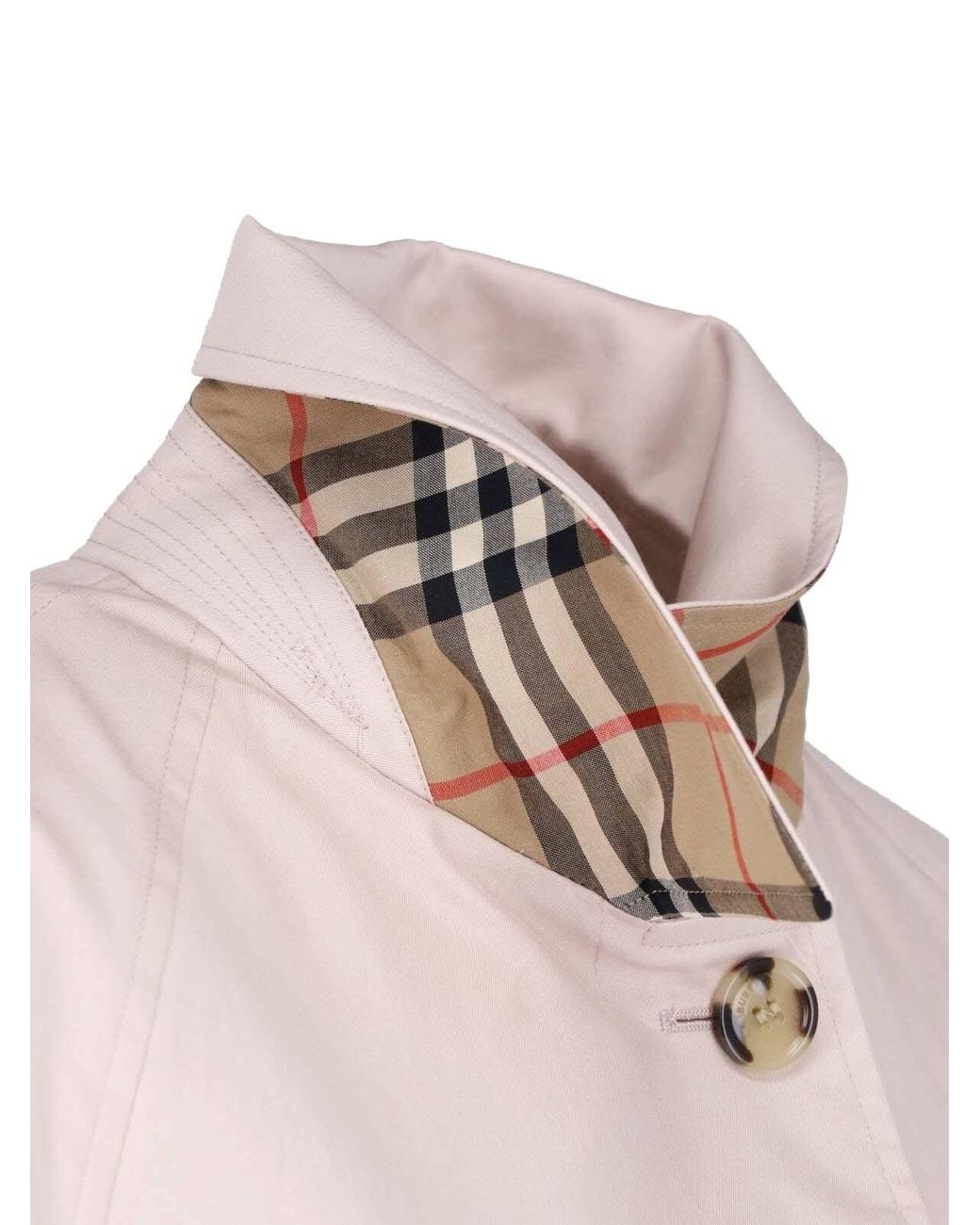 Burberry Pink Coat “Car Coat Camden”