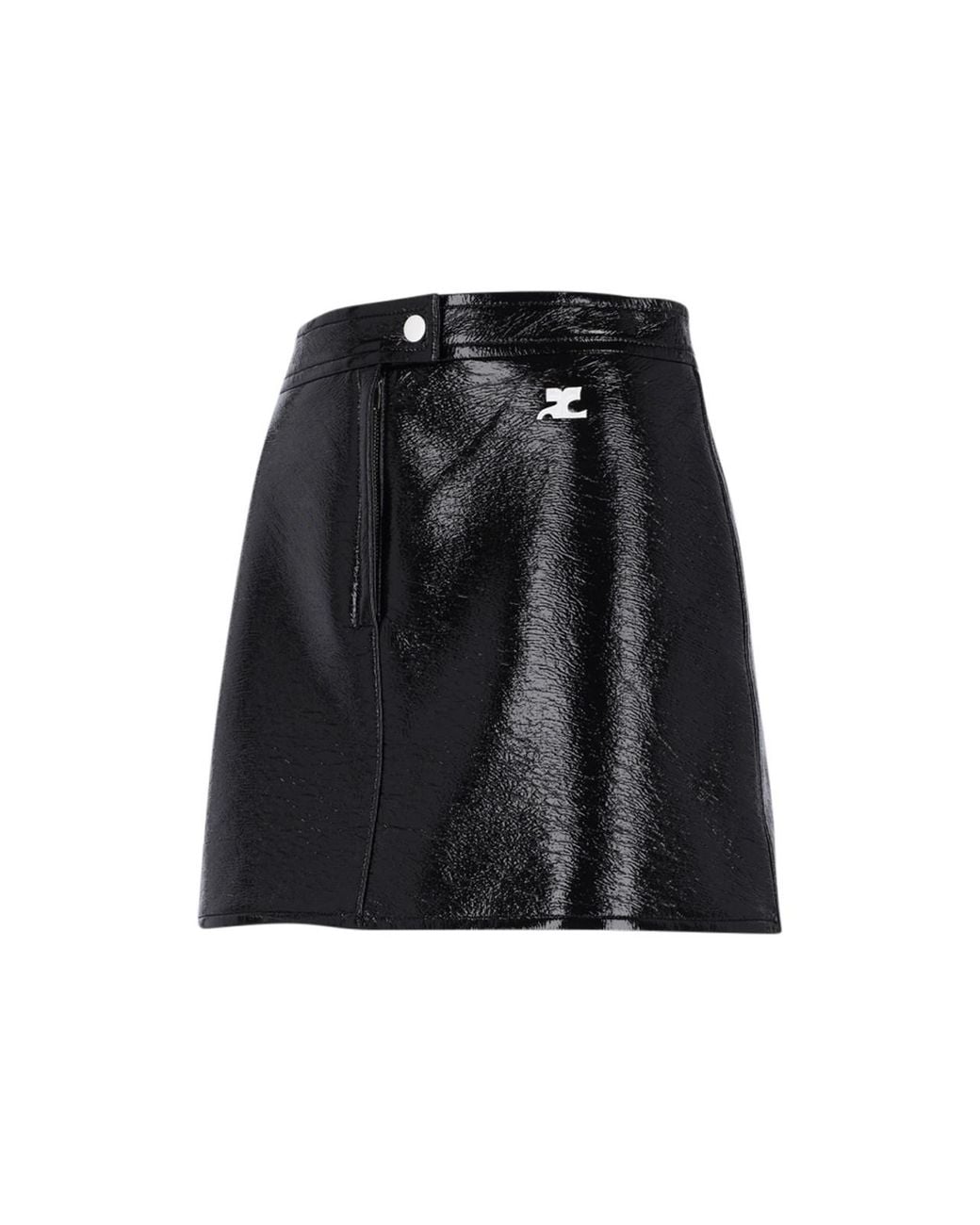 Courreges Black Re Edition Mini Skirt