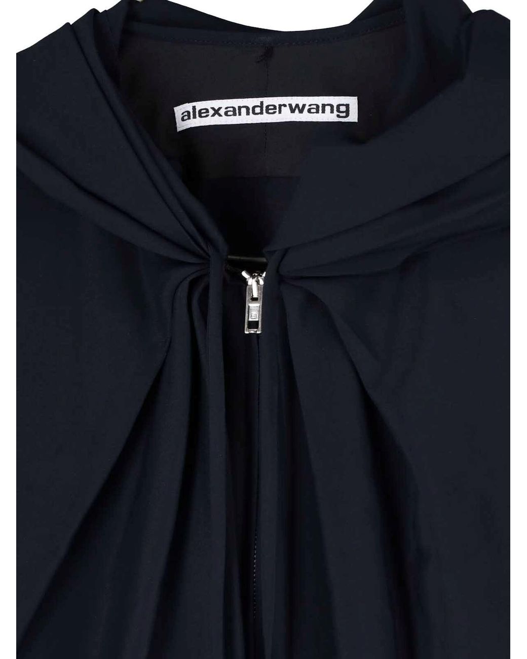 Alexander Wang Blue Zip Hoodie