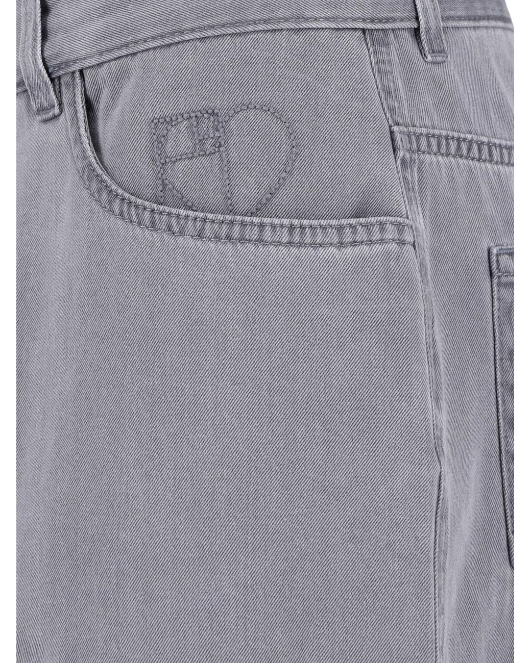 Sa Su Phi Gray Wide Jeans