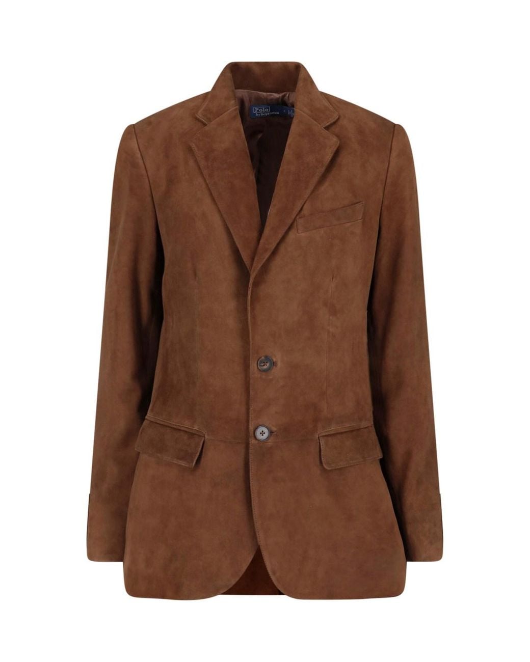 Polo Ralph Lauren Brown Lamb Suede Blazer