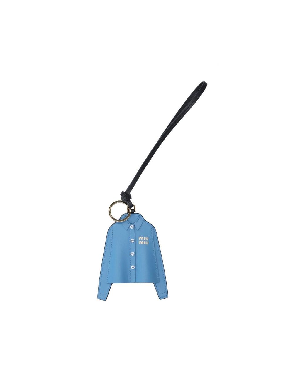 Miu Miu Blue Shirt Keychain Trick