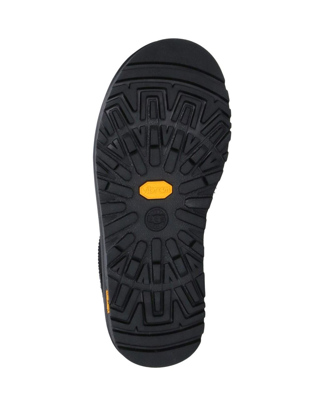 Ugg Black Waterproof Slip-On Shoe With Lug Sole