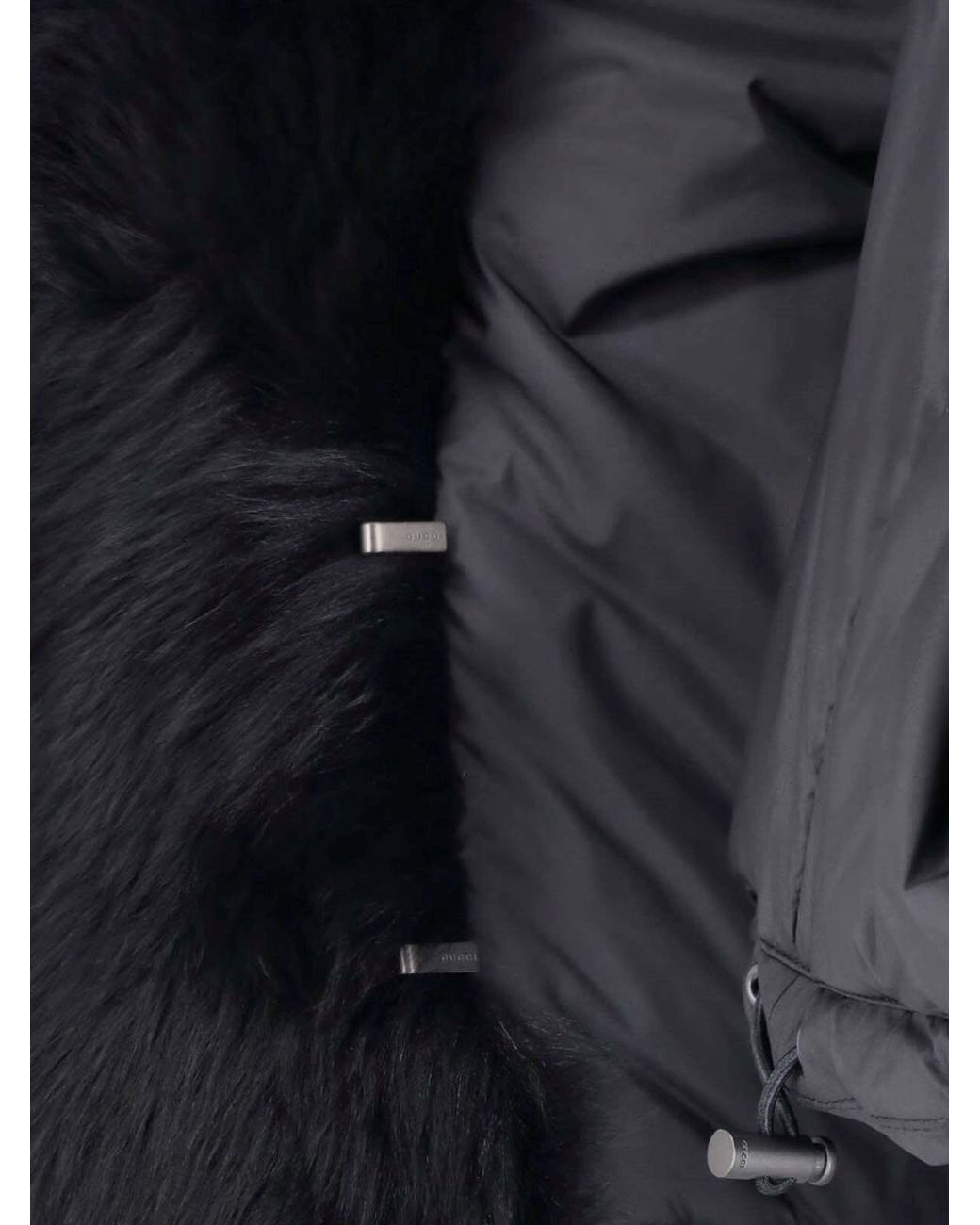 Giacca Con Shearling di Gucci in Black