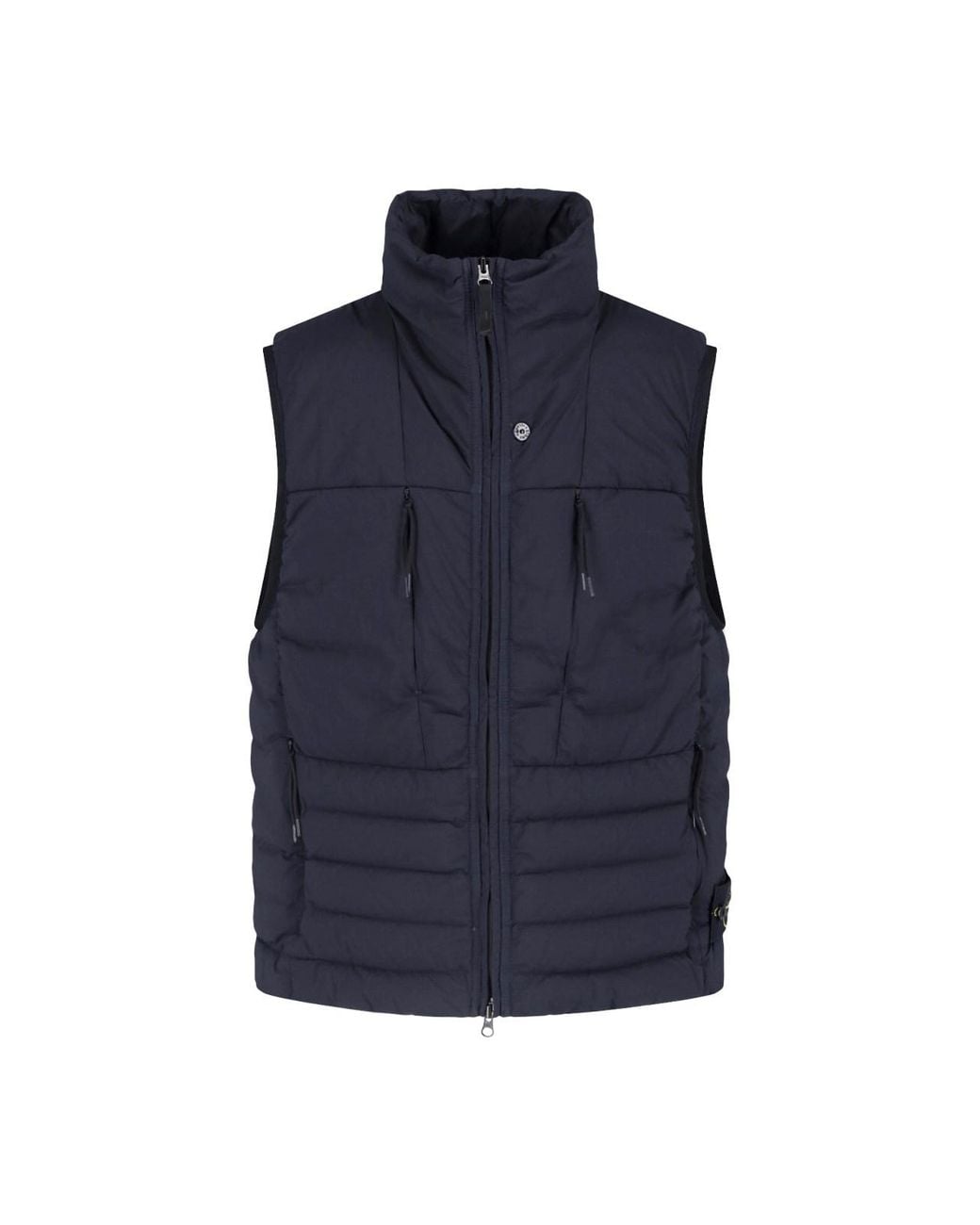 Stone Island Blue Vest "Seamless Tunnel" for men