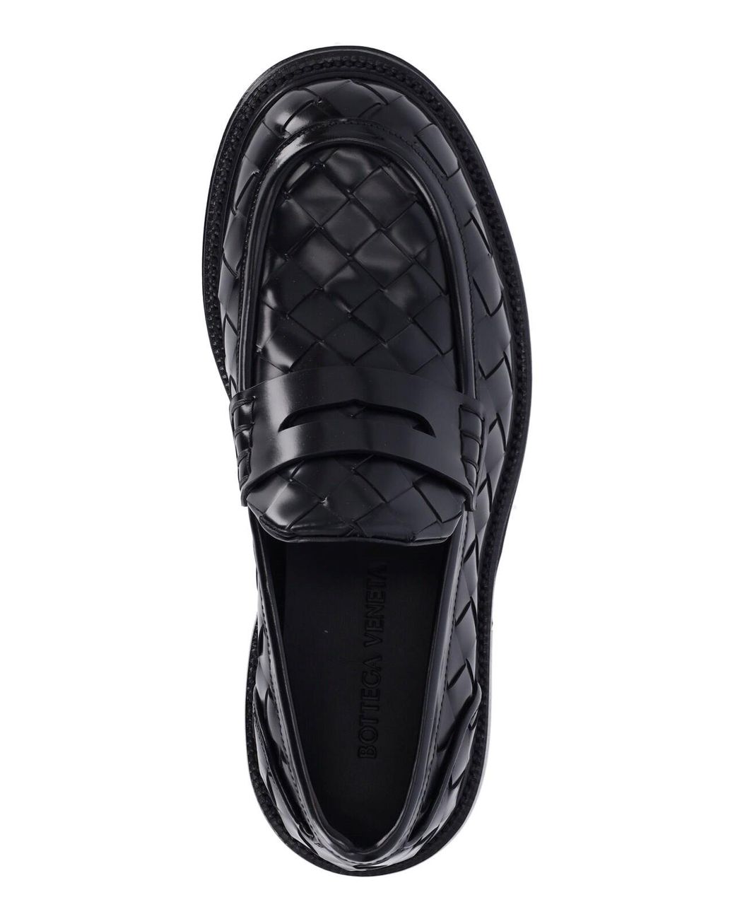 Bottega Veneta Black 'James' Loafers for men